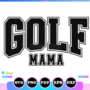 golf mama svg