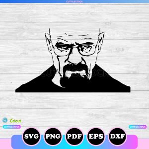 walter white svg silhouette
