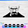 walter white svg silhouette