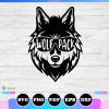 wolf pack svg silhouette
