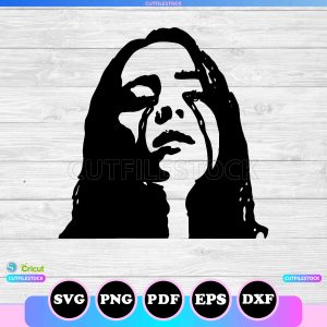 billie elish silhouette