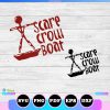 scare crow boat svg