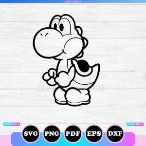 yoshi svg outline