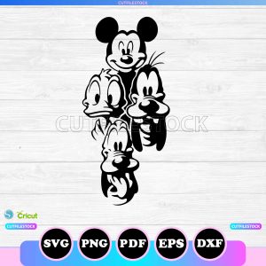 mickey and friends svg