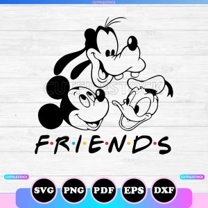 mickey friends svg