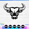 bull head svg outline