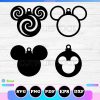 christmas ornaments mouse svg