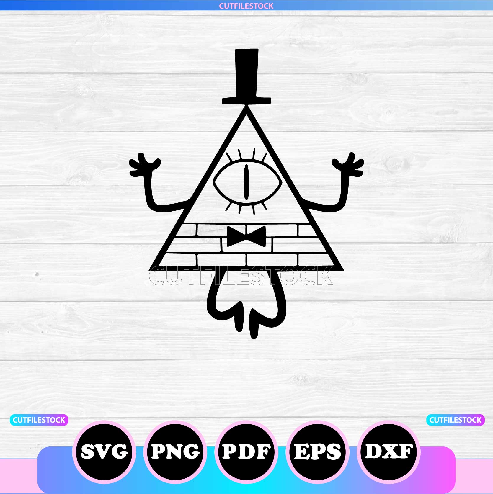 bill cipher outline svg