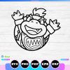 bowser jr head outline svg