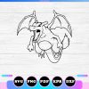 charizard outline svg