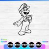 luigi outline svg
