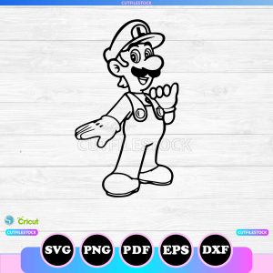 luigi outline svg