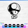 one up mushroom svg