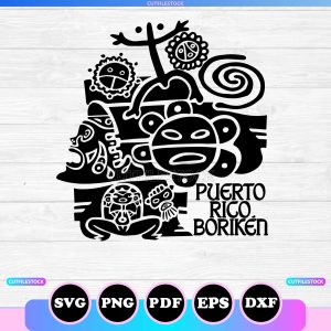 puerto rico taino symbols svg
