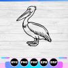 pelican outline svg