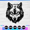 wolf head svg