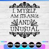 beetlejuice i myself am strange and unusual svg