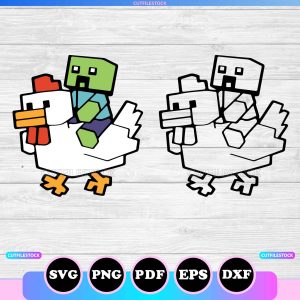 chicken jockey svg png