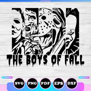 the boys of fall svg