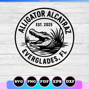 aligator alcatraz svg