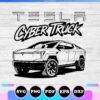cyber truck tesla svg