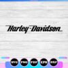 harley davidson script logo svg