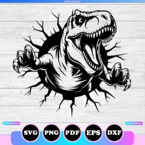 jurassic dinosaur t rex svg