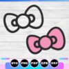 kitty bow svg