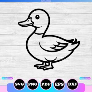 duck outline svg