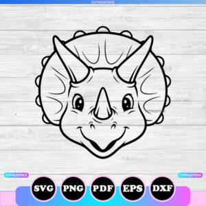 triceratops svg