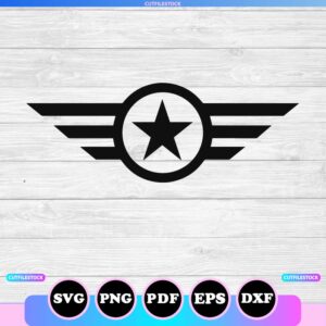 army wings svg png
