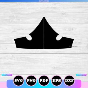 auroras crown svg silhouette