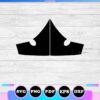 auroras crown svg silhouette