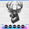 deer head svg