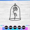 enchanted rose svg png