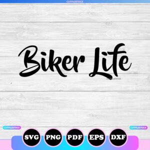 biker life svg
