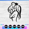 mother and baby svg