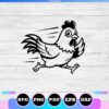 running chicken svg