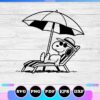 snoopy beach svg png